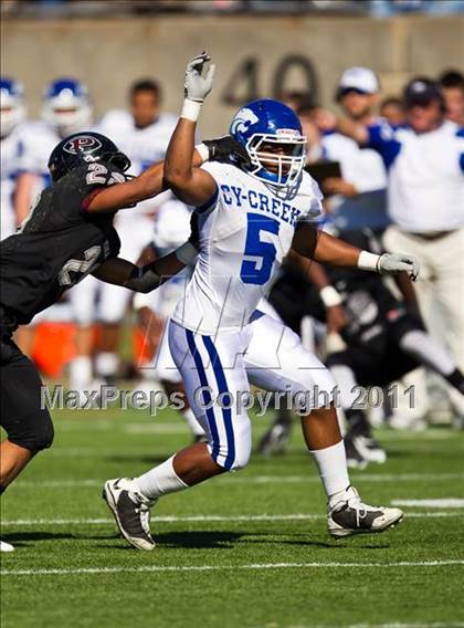 Thumbnail 2 in Cypress Creek vs. Pearland (5A Region 3 Regionals) photogallery.