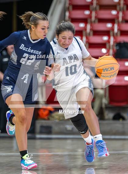 Thumbnail 2 in Draper APA vs. Duchesne (UHSAA 2A Quarterfinal) photogallery.