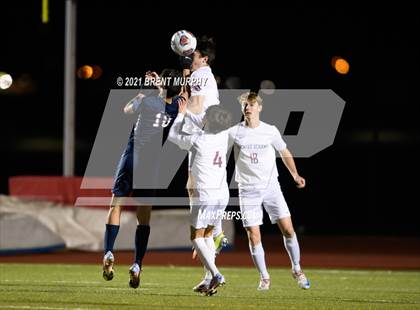 Thumbnail 1 in Liberty Common vs. Frontier Academy (CHSAA 3A Semifinal) photogallery.