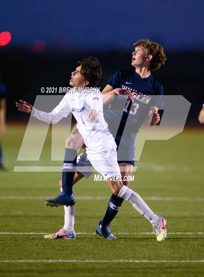 Thumbnail 1 in Liberty Common vs. Frontier Academy (CHSAA 3A Semifinal) photogallery.