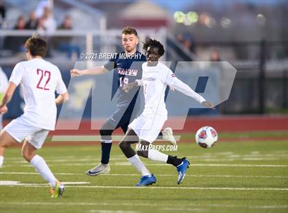 Thumbnail 1 in Liberty Common vs. Frontier Academy (CHSAA 3A Semifinal) photogallery.