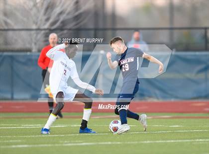 Thumbnail 3 in Liberty Common vs. Frontier Academy (CHSAA 3A Semifinal) photogallery.