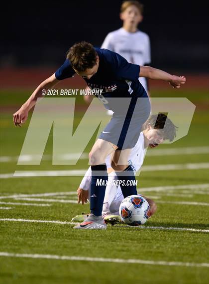 Thumbnail 2 in Liberty Common vs. Frontier Academy (CHSAA 3A Semifinal) photogallery.