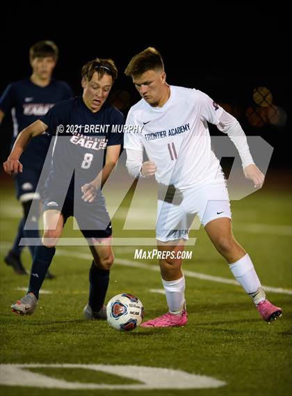 Thumbnail 2 in Liberty Common vs. Frontier Academy (CHSAA 3A Semifinal) photogallery.