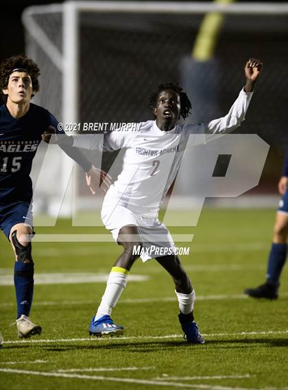Thumbnail 1 in Liberty Common vs. Frontier Academy (CHSAA 3A Semifinal) photogallery.