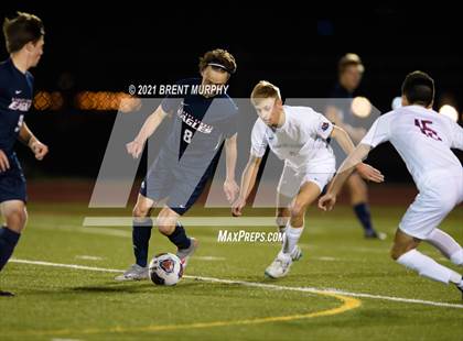 Thumbnail 3 in Liberty Common vs. Frontier Academy (CHSAA 3A Semifinal) photogallery.