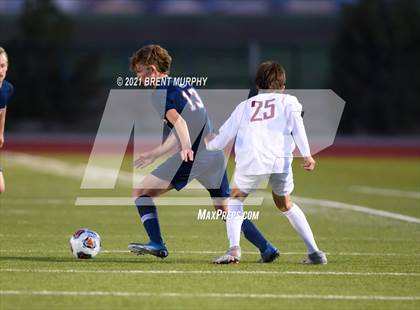 Thumbnail 1 in Liberty Common vs. Frontier Academy (CHSAA 3A Semifinal) photogallery.