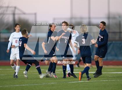 Thumbnail 1 in Liberty Common vs. Frontier Academy (CHSAA 3A Semifinal) photogallery.