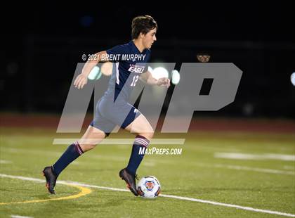 Thumbnail 2 in Liberty Common vs. Frontier Academy (CHSAA 3A Semifinal) photogallery.