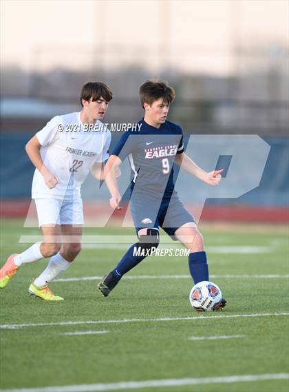 Thumbnail 1 in Liberty Common vs. Frontier Academy (CHSAA 3A Semifinal) photogallery.