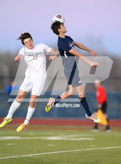 Thumbnail 1 in Liberty Common vs. Frontier Academy (CHSAA 3A Semifinal) photogallery.