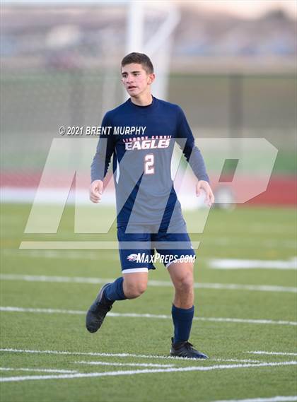 Thumbnail 1 in Liberty Common vs. Frontier Academy (CHSAA 3A Semifinal) photogallery.