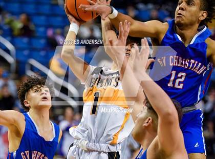 Thumbnail 2 in Mineral County vs. GV Christian (NIAA 1A State Championship) photogallery.
