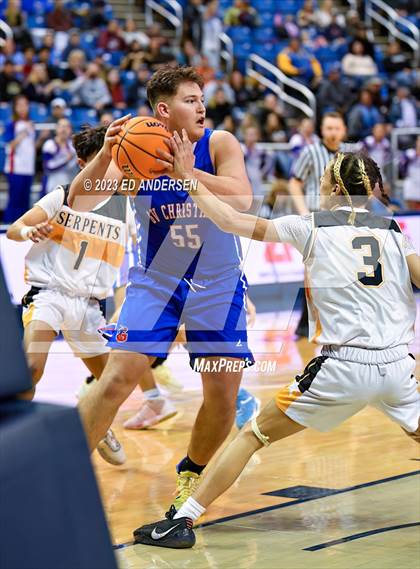 Thumbnail 3 in Mineral County vs. GV Christian (NIAA 1A State Championship) photogallery.