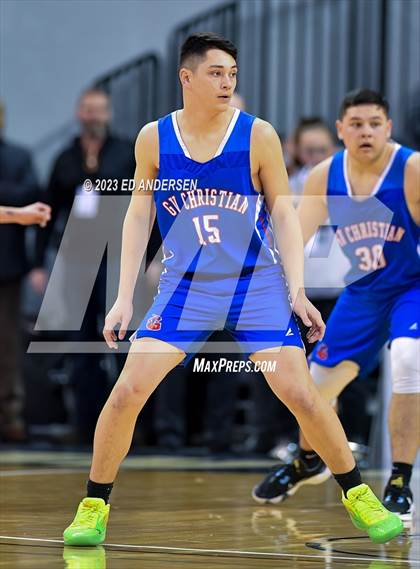 Thumbnail 3 in Mineral County vs. GV Christian (NIAA 1A State Championship) photogallery.