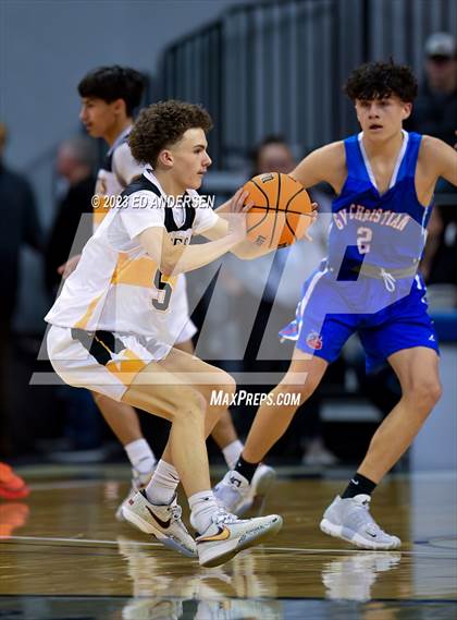 Thumbnail 3 in Mineral County vs. GV Christian (NIAA 1A State Championship) photogallery.