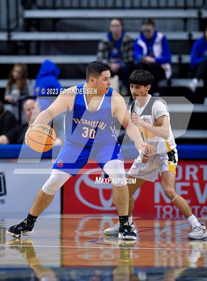 Thumbnail 1 in Mineral County vs. GV Christian (NIAA 1A State Championship) photogallery.