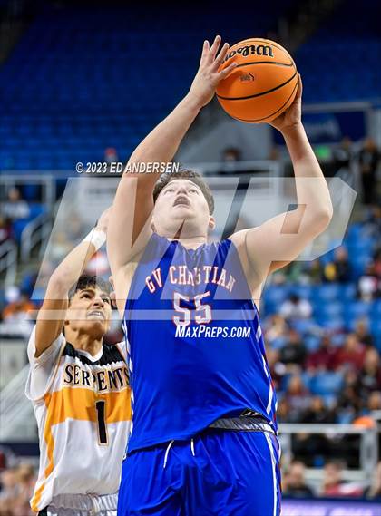 Thumbnail 2 in Mineral County vs. GV Christian (NIAA 1A State Championship) photogallery.