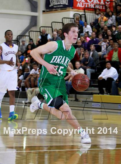 Thumbnail 1 in Drake vs. Archbishop Riordan (CIF NorCal Regional D3 Final) photogallery.
