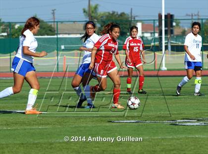 Thumbnail 2 in Santa Ana vs. Century (Westminster Girls Soccer Tournament) photogallery.