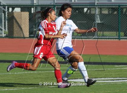 Thumbnail 3 in Santa Ana vs. Century (Westminster Girls Soccer Tournament) photogallery.