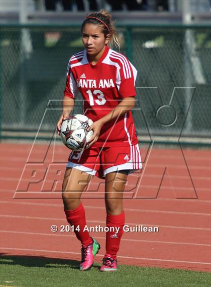 Thumbnail 1 in Santa Ana vs. Century (Westminster Girls Soccer Tournament) photogallery.