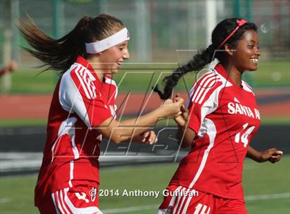 Thumbnail 2 in Santa Ana vs. Century (Westminster Girls Soccer Tournament) photogallery.