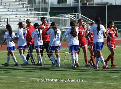 Thumbnail 1 in Santa Ana vs. Century (Westminster Girls Soccer Tournament) photogallery.