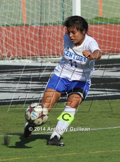 Thumbnail 1 in Santa Ana vs. Century (Westminster Girls Soccer Tournament) photogallery.