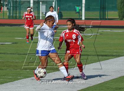 Thumbnail 1 in Santa Ana vs. Century (Westminster Girls Soccer Tournament) photogallery.