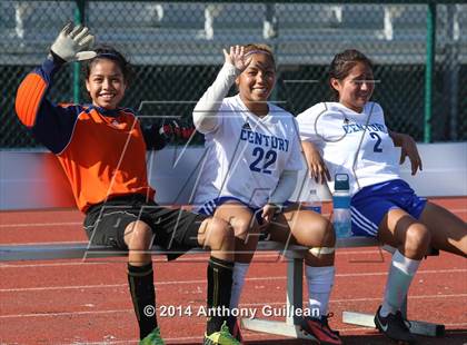 Thumbnail 1 in Santa Ana vs. Century (Westminster Girls Soccer Tournament) photogallery.