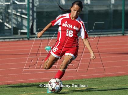 Thumbnail 3 in Santa Ana vs. Century (Westminster Girls Soccer Tournament) photogallery.