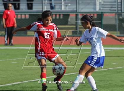 Thumbnail 1 in Santa Ana vs. Century (Westminster Girls Soccer Tournament) photogallery.