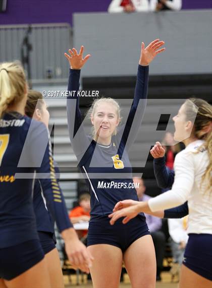Thumbnail 2 in Clarkston vs Troy (MHSAA Regional Semifinal) photogallery.