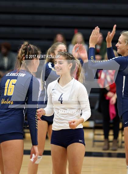 Thumbnail 1 in Clarkston vs Troy (MHSAA Regional Semifinal) photogallery.