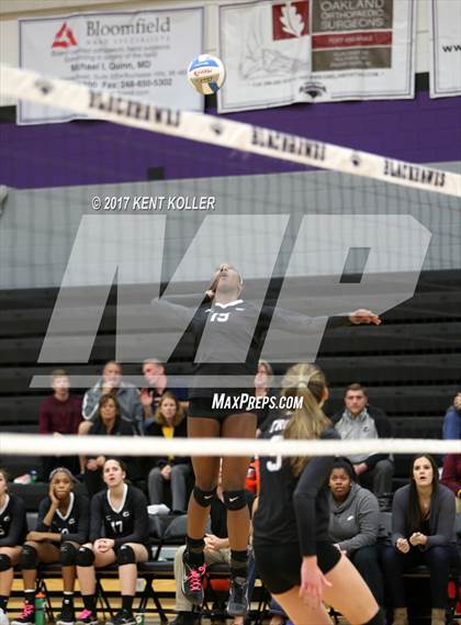 Thumbnail 1 in Clarkston vs Troy (MHSAA Regional Semifinal) photogallery.