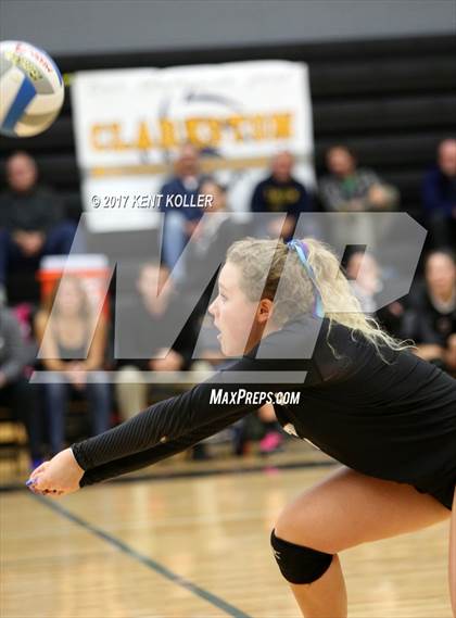 Thumbnail 2 in Clarkston vs Troy (MHSAA Regional Semifinal) photogallery.