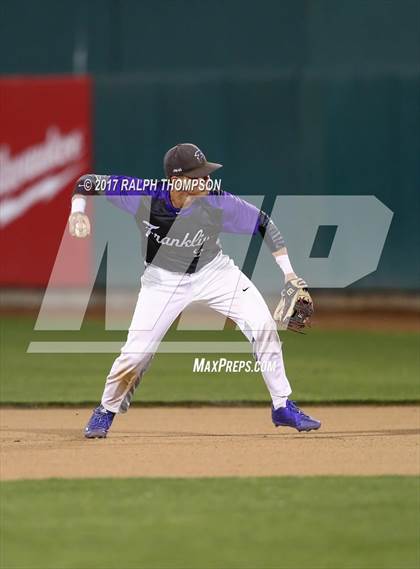 Thumbnail 2 in Capital Christian vs. Franklin @ Raley Field photogallery.