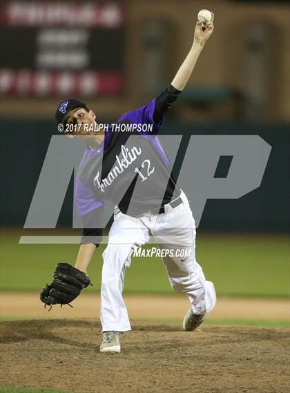 Thumbnail 2 in Capital Christian vs. Franklin @ Raley Field photogallery.