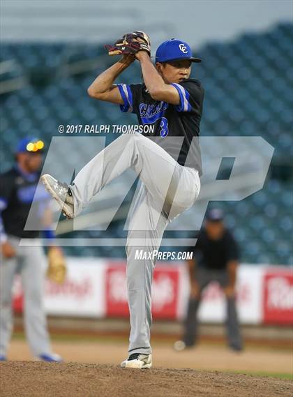 Thumbnail 2 in Capital Christian vs. Franklin @ Raley Field photogallery.