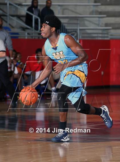 Thumbnail 2 in Kimball [Justin F.] vs. Putnam City West (Thanksgiving Hoopfest) photogallery.