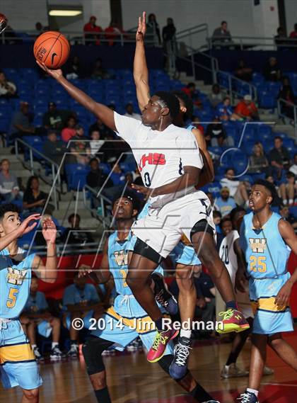 Thumbnail 2 in Kimball [Justin F.] vs. Putnam City West (Thanksgiving Hoopfest) photogallery.