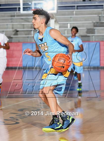 Thumbnail 3 in Kimball [Justin F.] vs. Putnam City West (Thanksgiving Hoopfest) photogallery.
