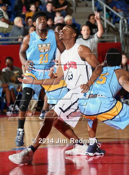 Thumbnail 2 in Kimball [Justin F.] vs. Putnam City West (Thanksgiving Hoopfest) photogallery.