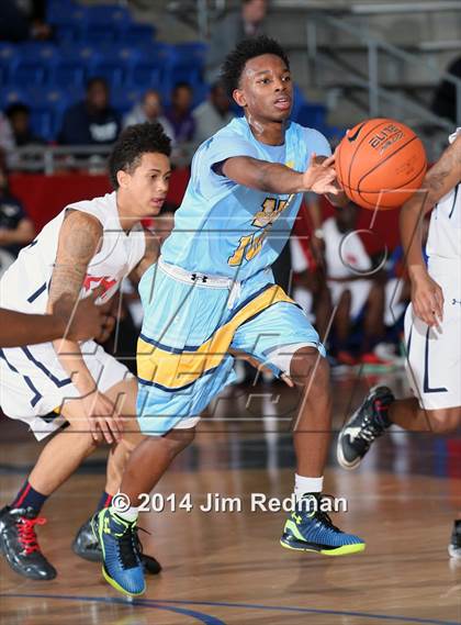 Thumbnail 2 in Kimball [Justin F.] vs. Putnam City West (Thanksgiving Hoopfest) photogallery.