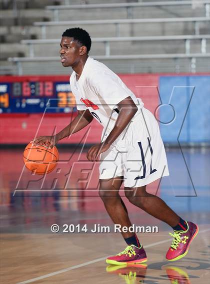 Thumbnail 3 in Kimball [Justin F.] vs. Putnam City West (Thanksgiving Hoopfest) photogallery.
