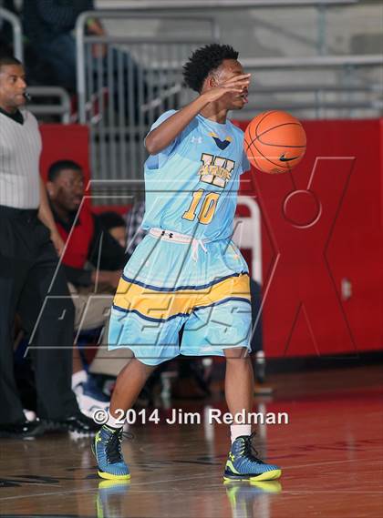 Thumbnail 1 in Kimball [Justin F.] vs. Putnam City West (Thanksgiving Hoopfest) photogallery.