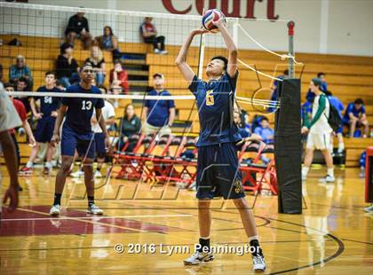Thumbnail 1 in St. Mark's vs Texas Homeschool Volleyball photogallery.