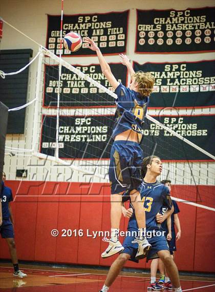 Thumbnail 1 in St. Mark's vs Texas Homeschool Volleyball photogallery.