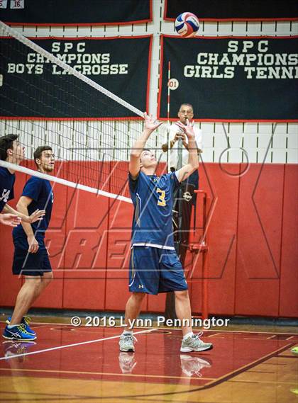 Thumbnail 1 in St. Mark's vs Texas Homeschool Volleyball photogallery.